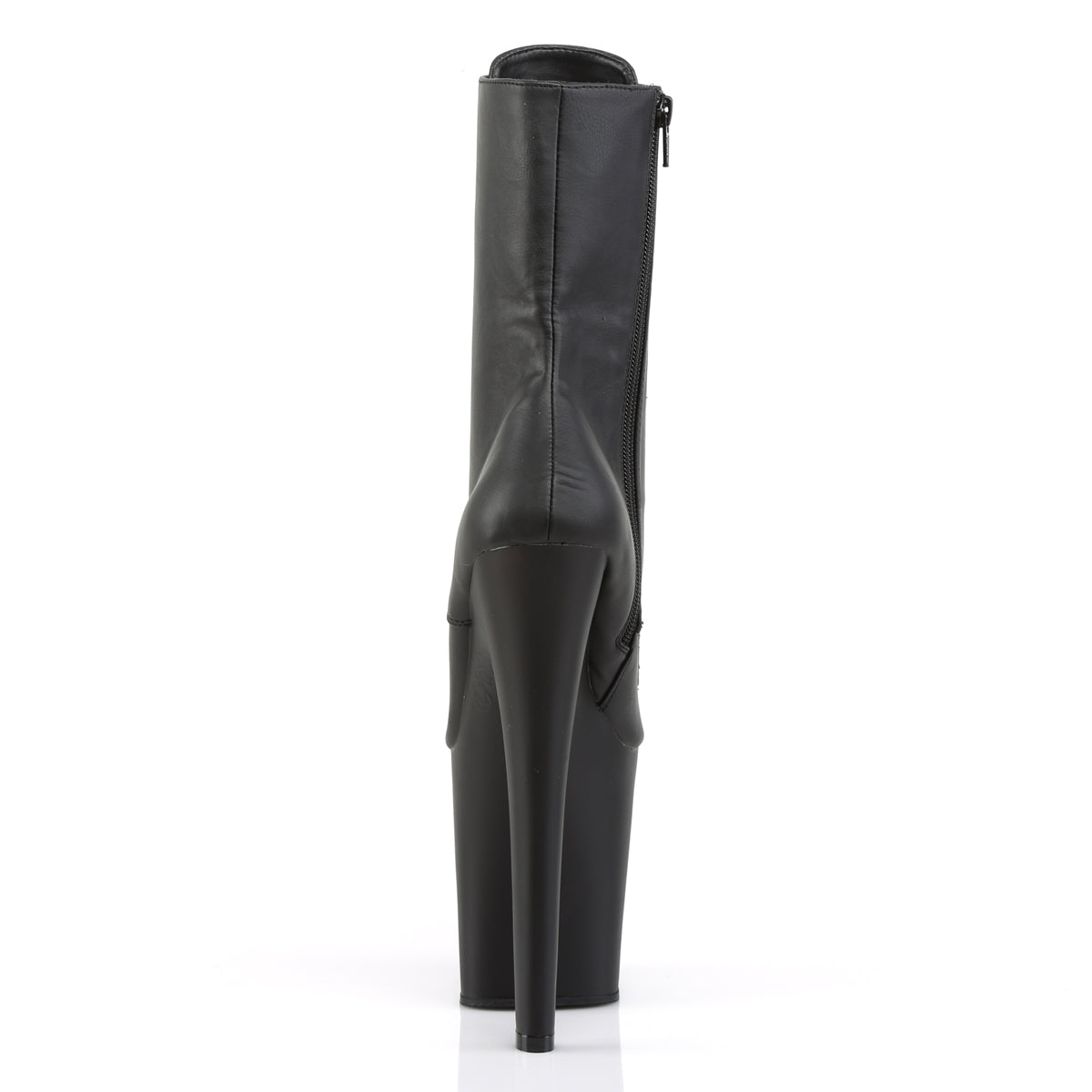 Pleaser Bottines pour femmes XTREME-1020 Blk Faux Cuir / Blk Matte