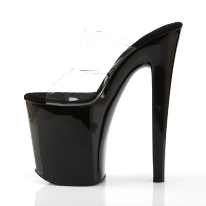 Pleaser Sandales pour femmes XTREME-802 CLR / BLK
