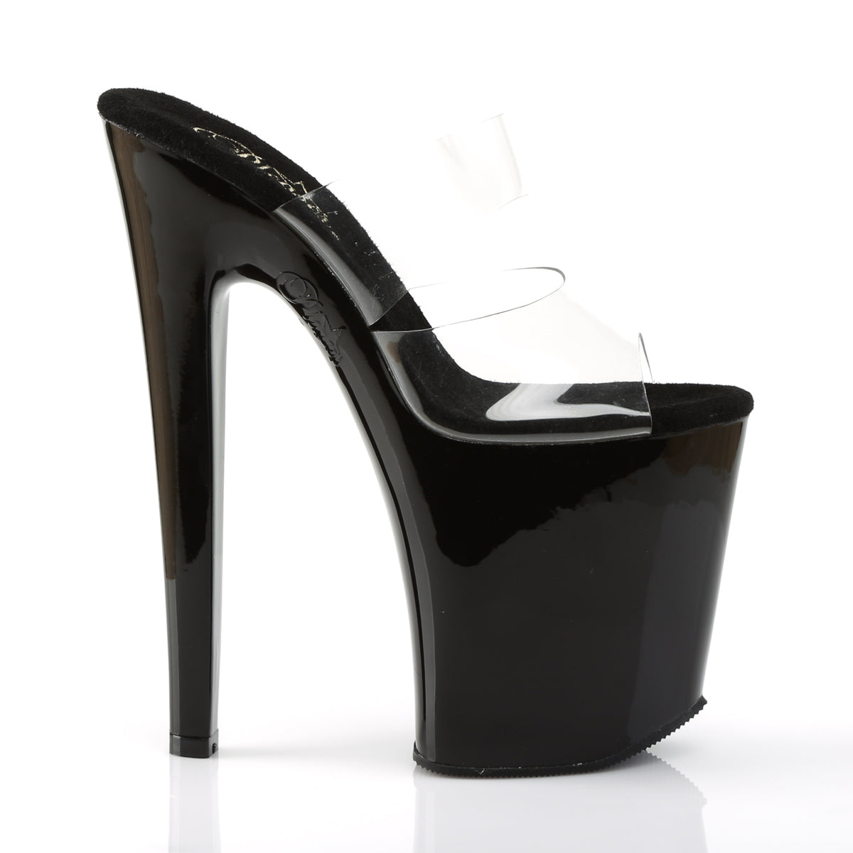 Pleaser Womens Sandals XTREME-802 Clr/Blk