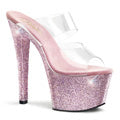 Pleaser Aux femmes  BEJEWELED-702DM CLR / B. Rs rose