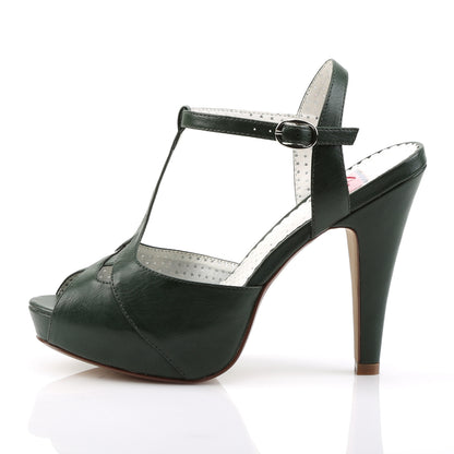 Pin Up Couture Womens Pumps BETTIE-23 Forst Green Faux Leather